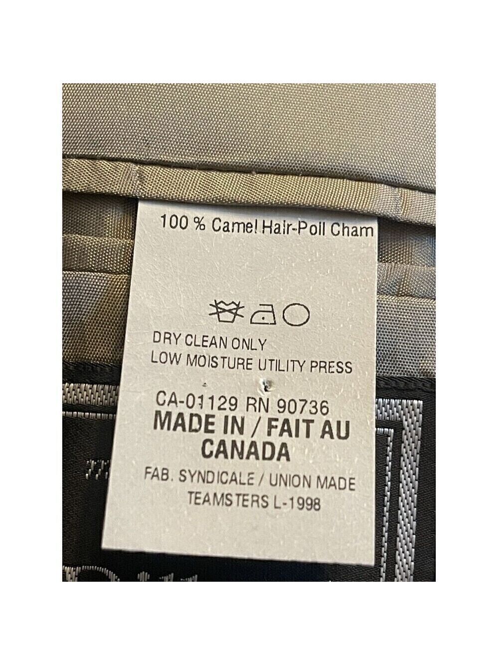 Ralph Ralph Lauren Camelhair Three Button Blazer Sport Coat Canada Size 42 R - Picture 9 of 15